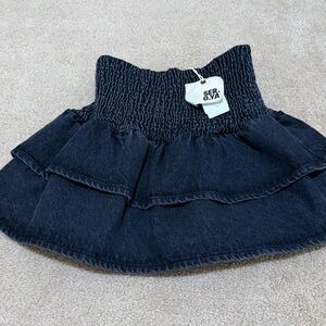 NEW!! SER.O.YA Black Tiered Mini Skirt - XS